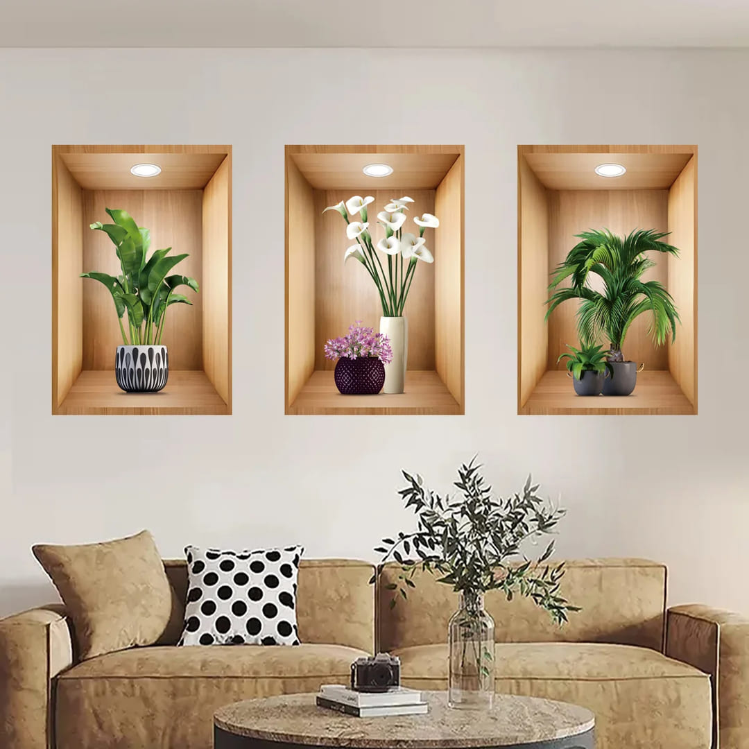ARTPLANT 3D PEGATINAS DECORATIVAS