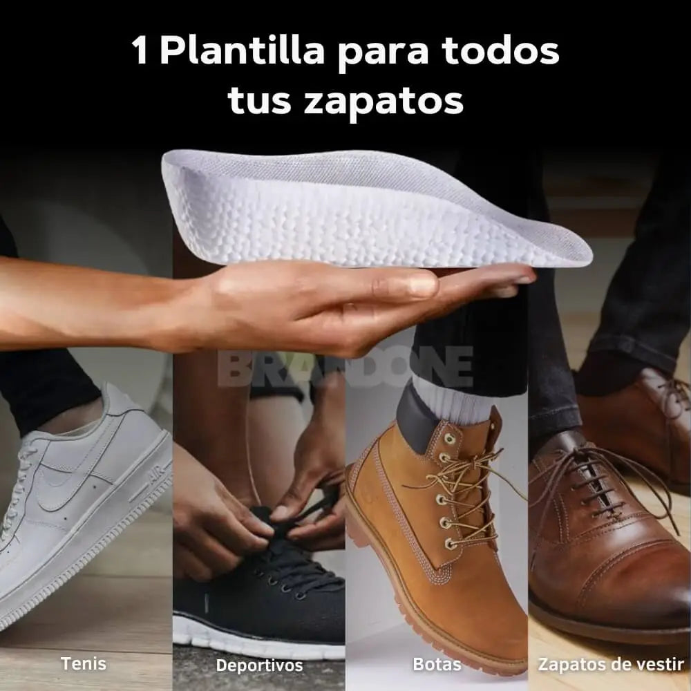 HighPads Plantillas Ortopédicas aumenta 3.5 cm de estatura - Unisex Talla única