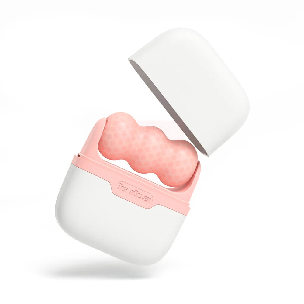 Ice Roller™ - Rodillo Facial de Doble Cabezal - Desinflama rostro con Terapia de Frío