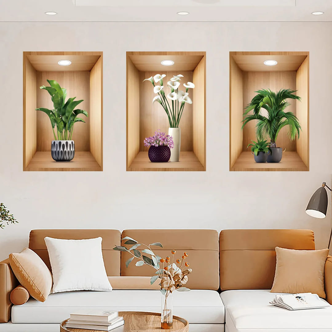ARTPLANT 3D PEGATINAS DECORATIVAS