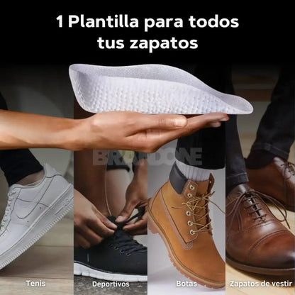 HighPads Plantillas Ortopédicas aumenta 3.5 cm de estatura - Unisex Talla única