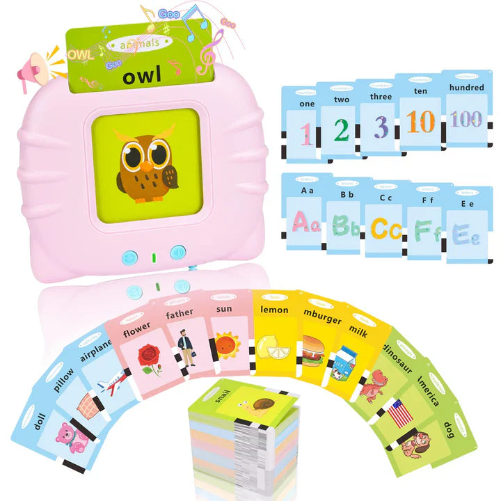 VerbaLingo™ - Tarjetas Educativas Montesori en Español e Inglés Con 224 Palabras