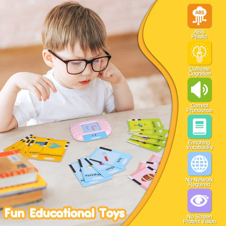 VerbaLingo™ - Tarjetas Educativas Montesori en Español e Inglés Con 224 Palabras