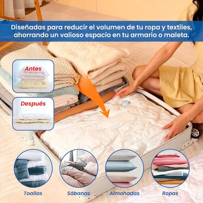 Packs de bolsas al vacío 70cm x 100cm + Extractor de Aire Gratis