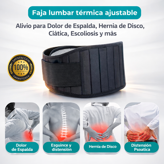 ThermoBack Pro - Faja térmica para alivio lumbar